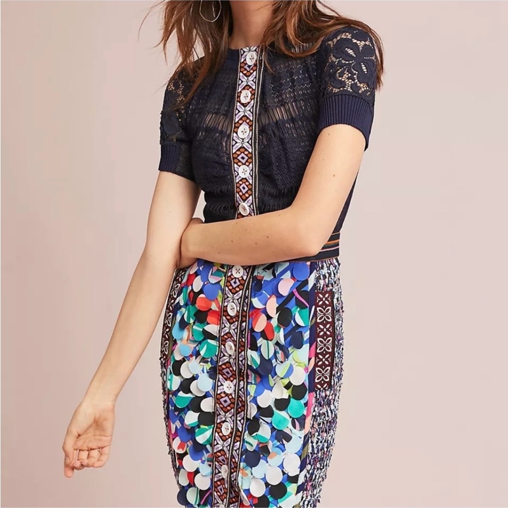 *RARE* Byron Lars Beauty Mark DAHLIA column dress Size 0, Excellent condition